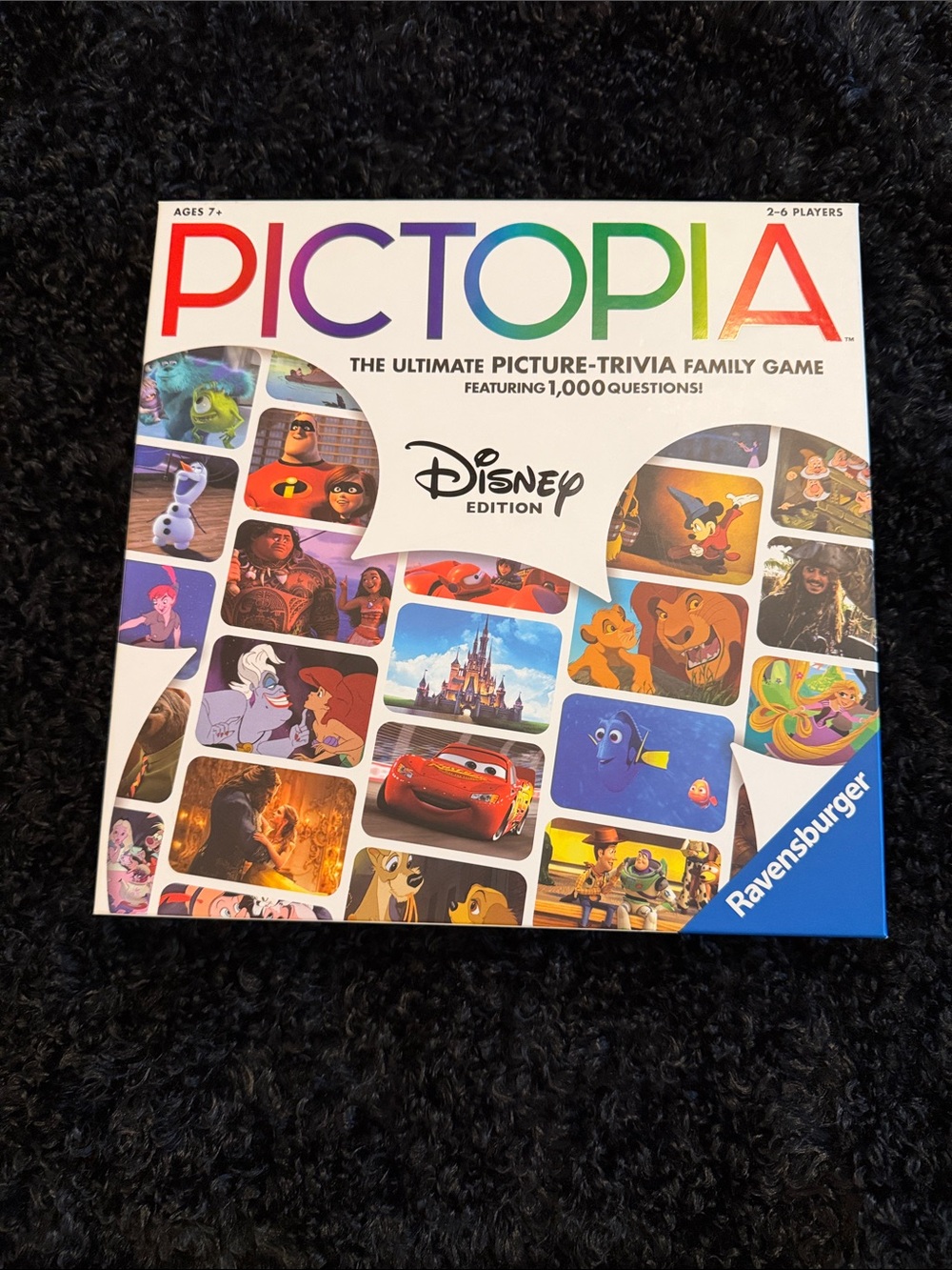 Ravensburger Pictopia Disney Edition Family Trivia Game - White